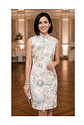 Vestido Quipao Marca XIAO SHI Original Talla 38  S/M - Miniatura 3