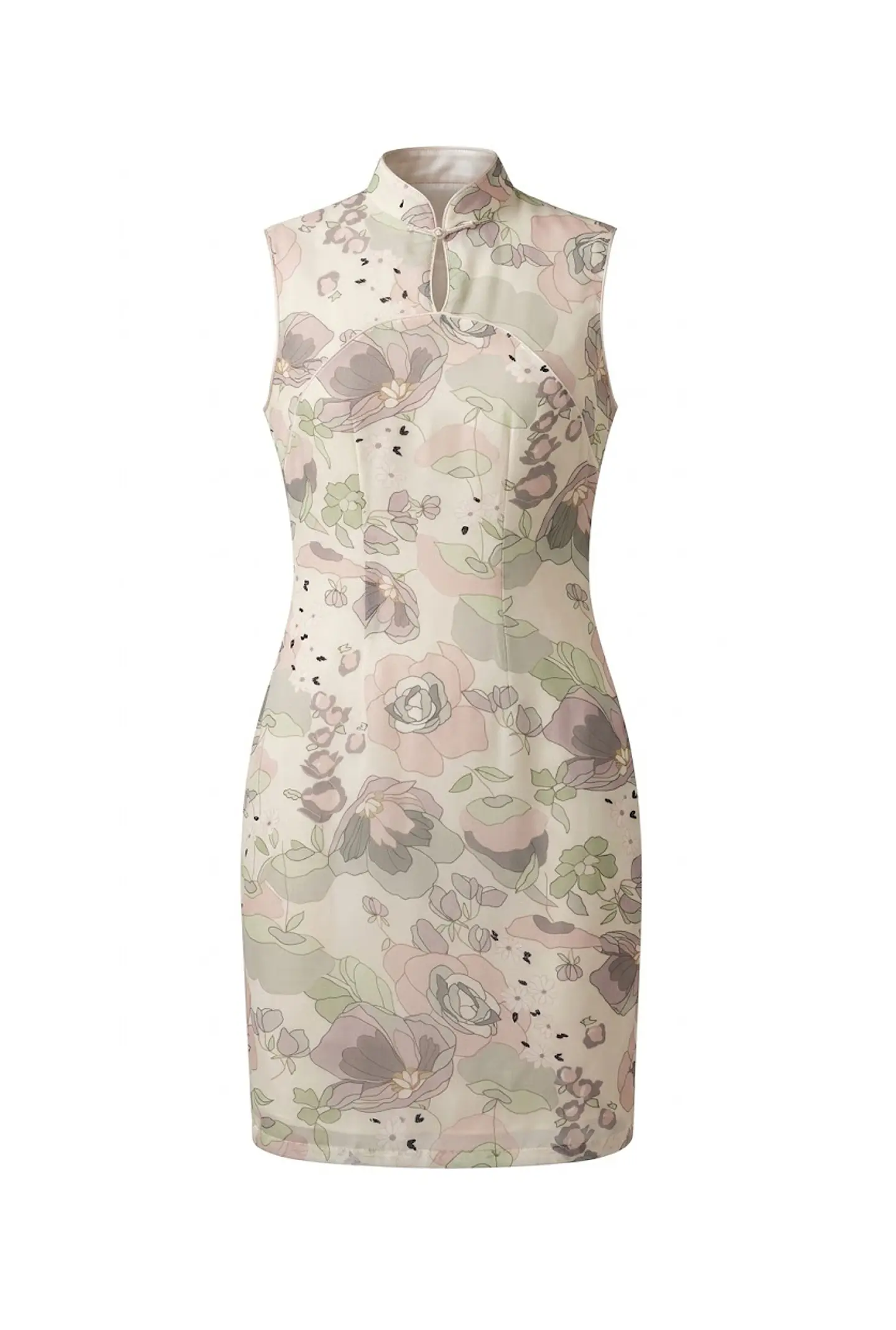 Vestido Quipao Marca XIAO SHI Original Talla 38  S/M 1
