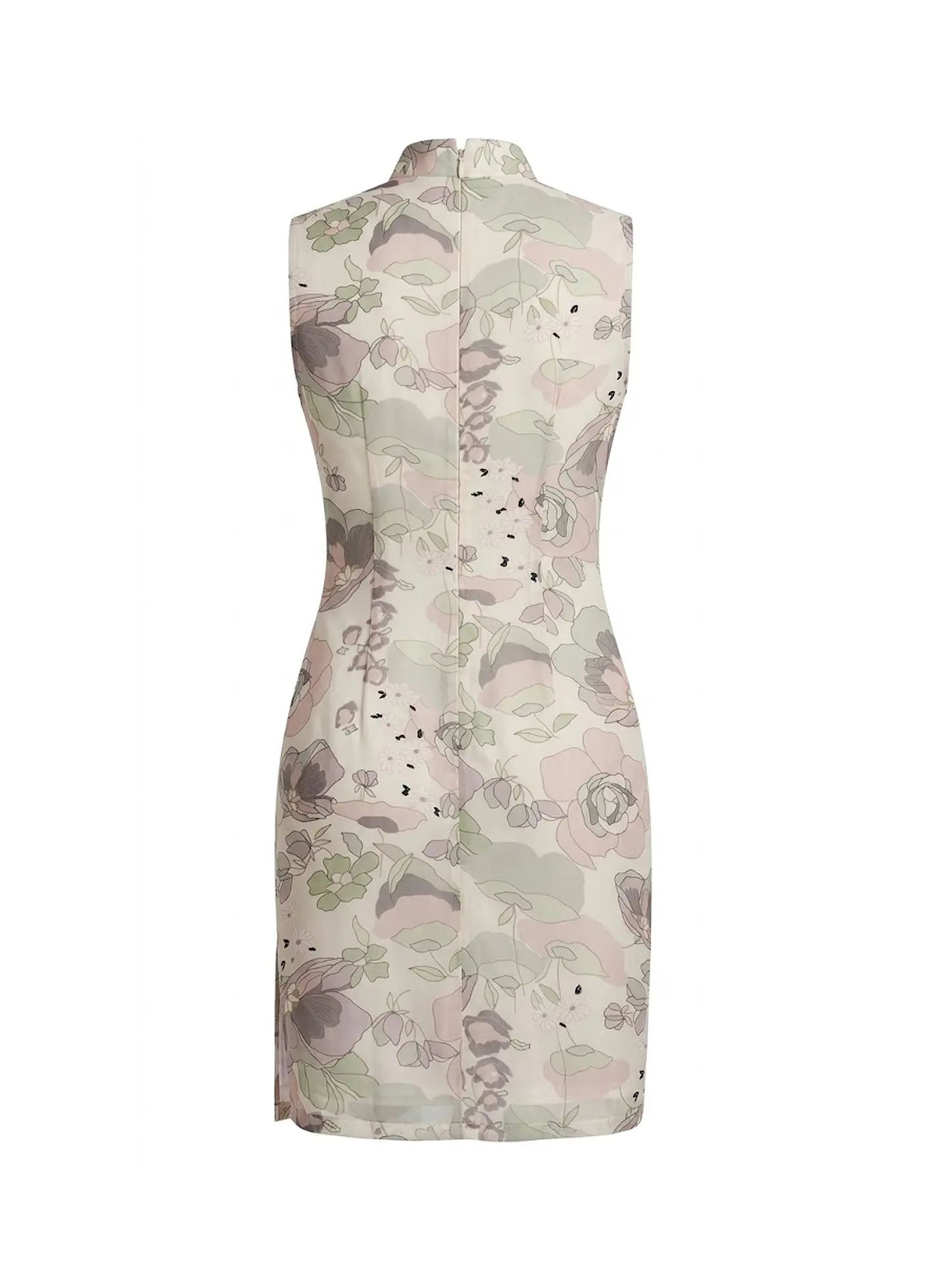 Vestido Quipao Marca XIAO SHI Original Talla 38  S/M 2