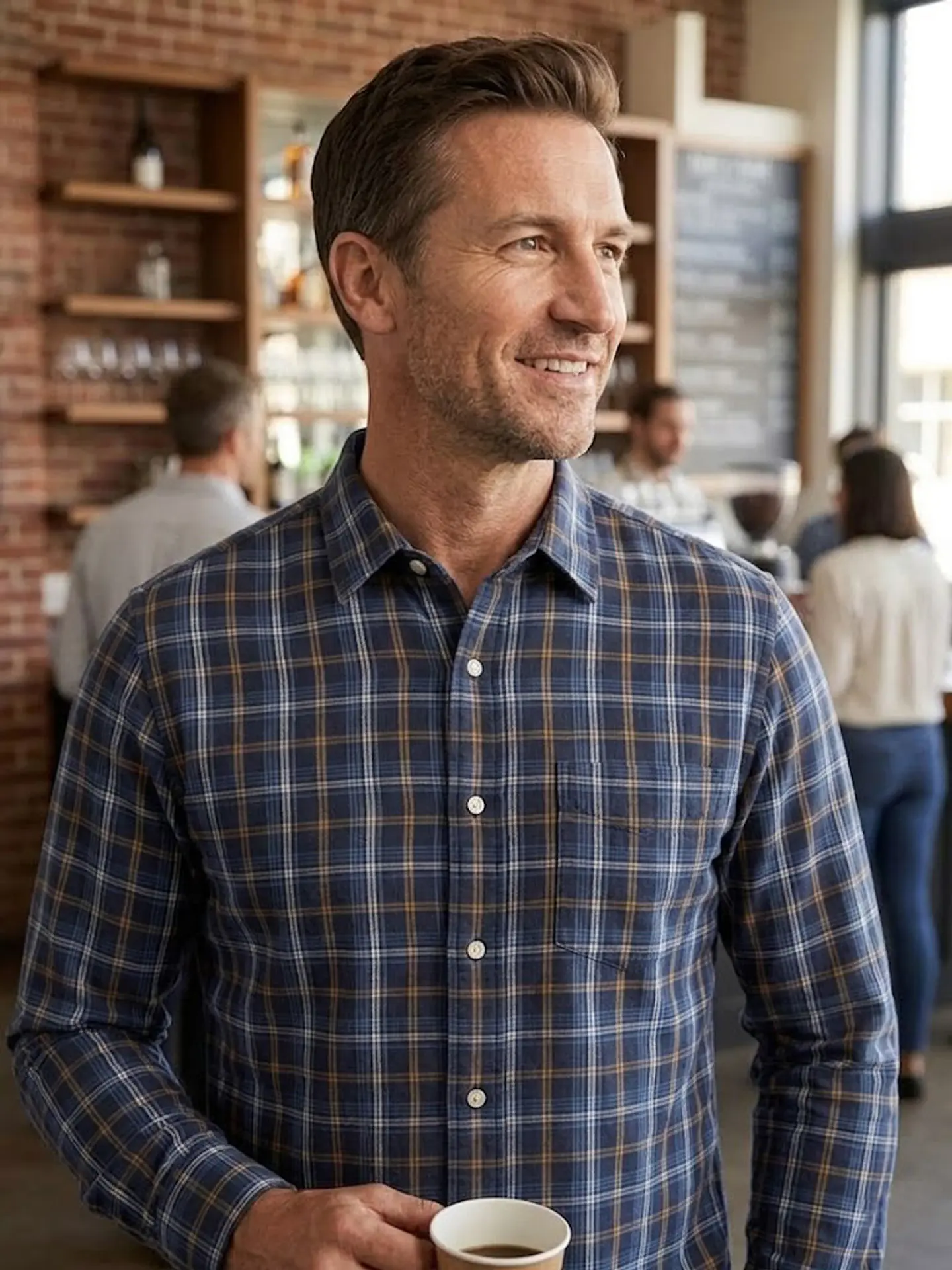 Camisa Hombre BANANA REPUBLIC Talla M Slim Fit 4