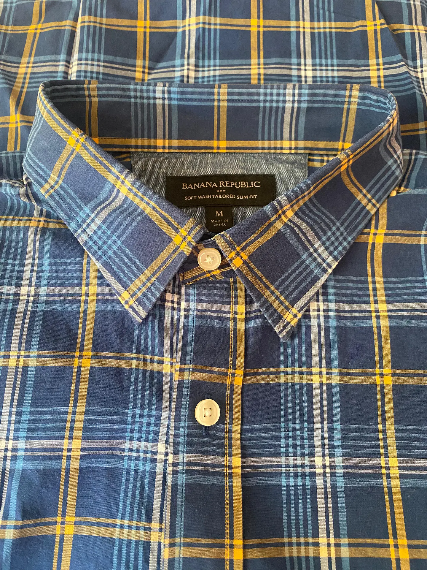 Camisa Hombre BANANA REPUBLIC Talla M Slim Fit 6