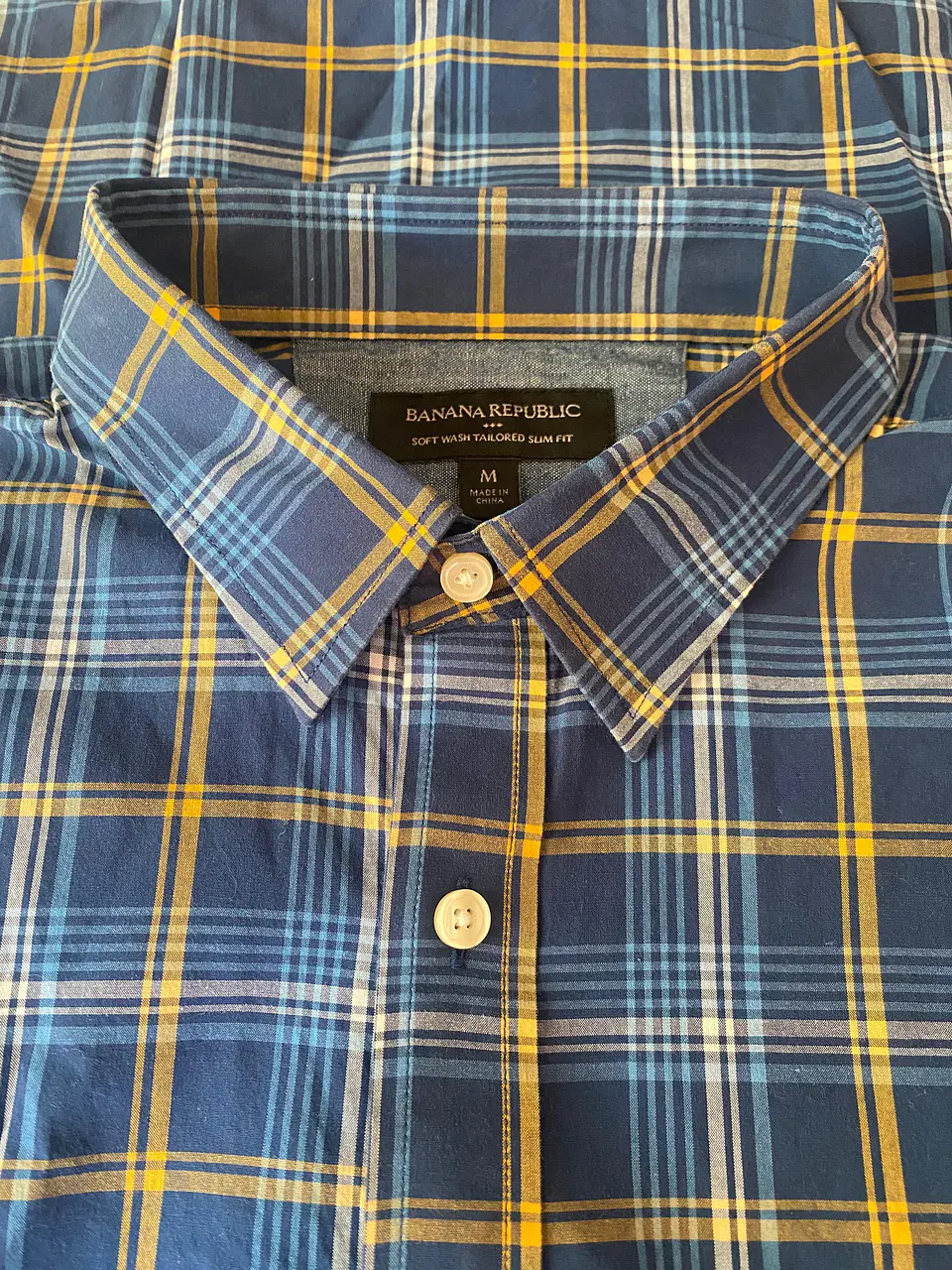Camisa Hombre BANANA REPUBLIC Talla M Slim Fit 6