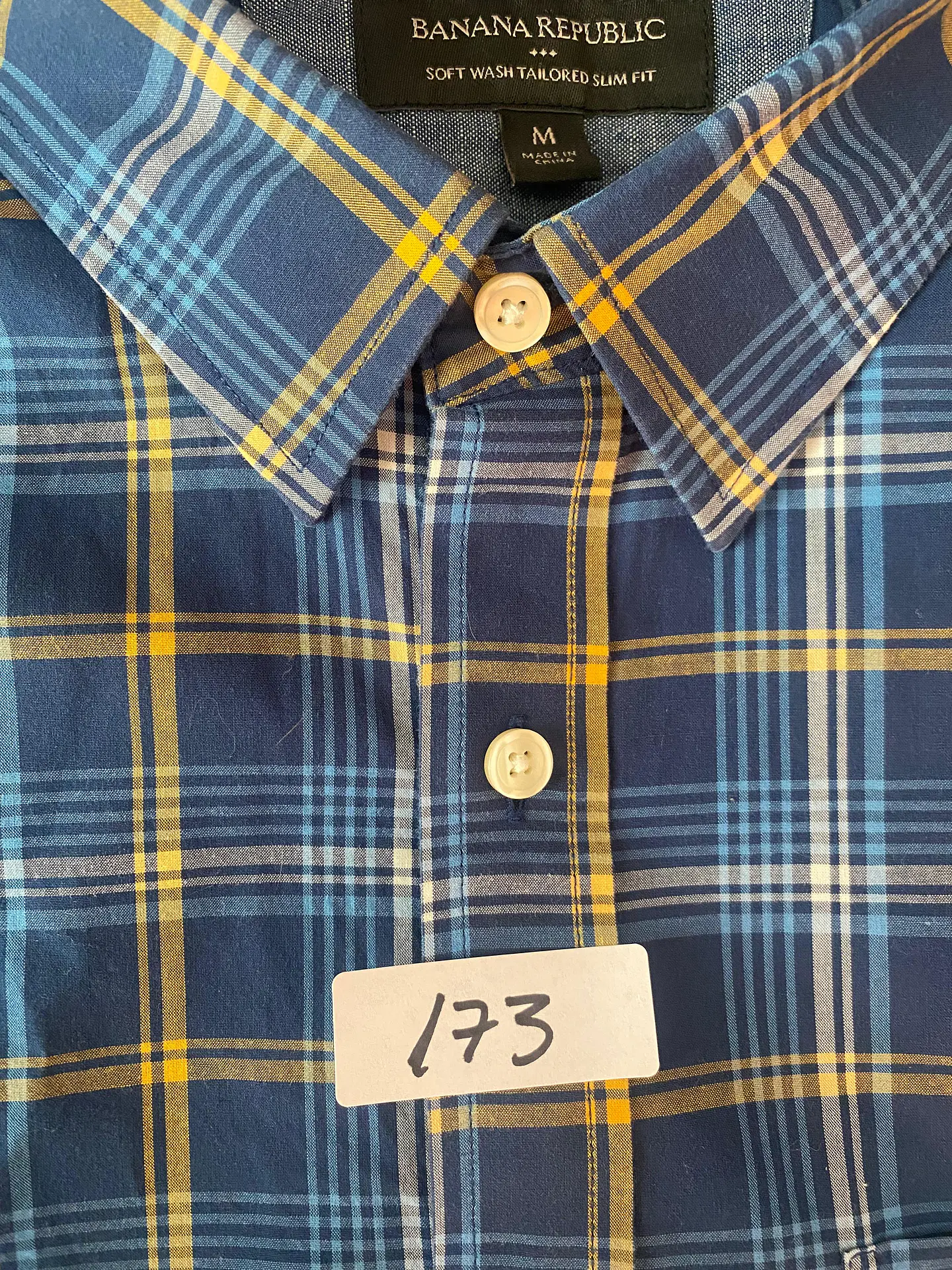 Camisa Hombre BANANA REPUBLIC Talla M Slim Fit 12