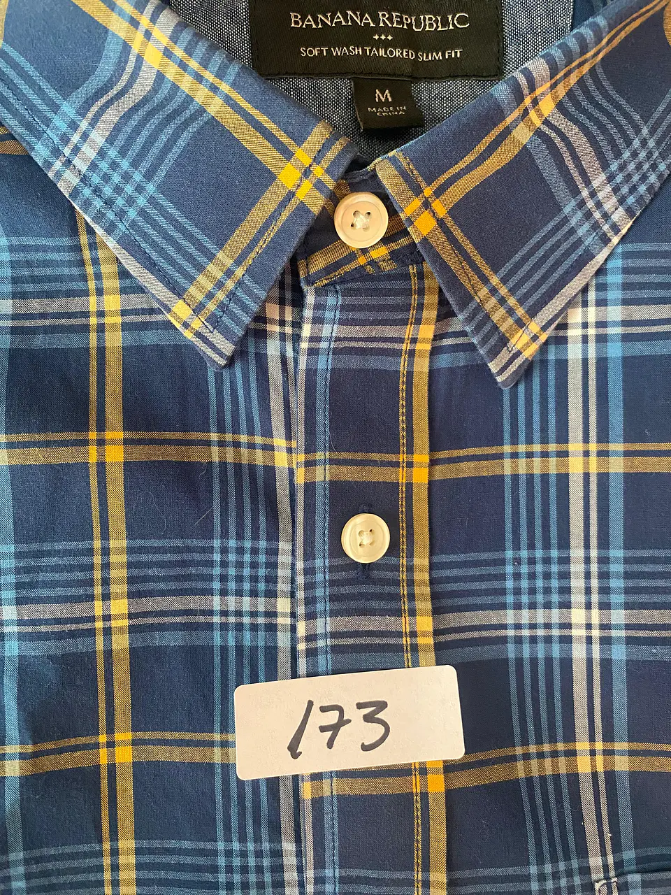Camisa Hombre BANANA REPUBLIC Talla M Slim Fit 12