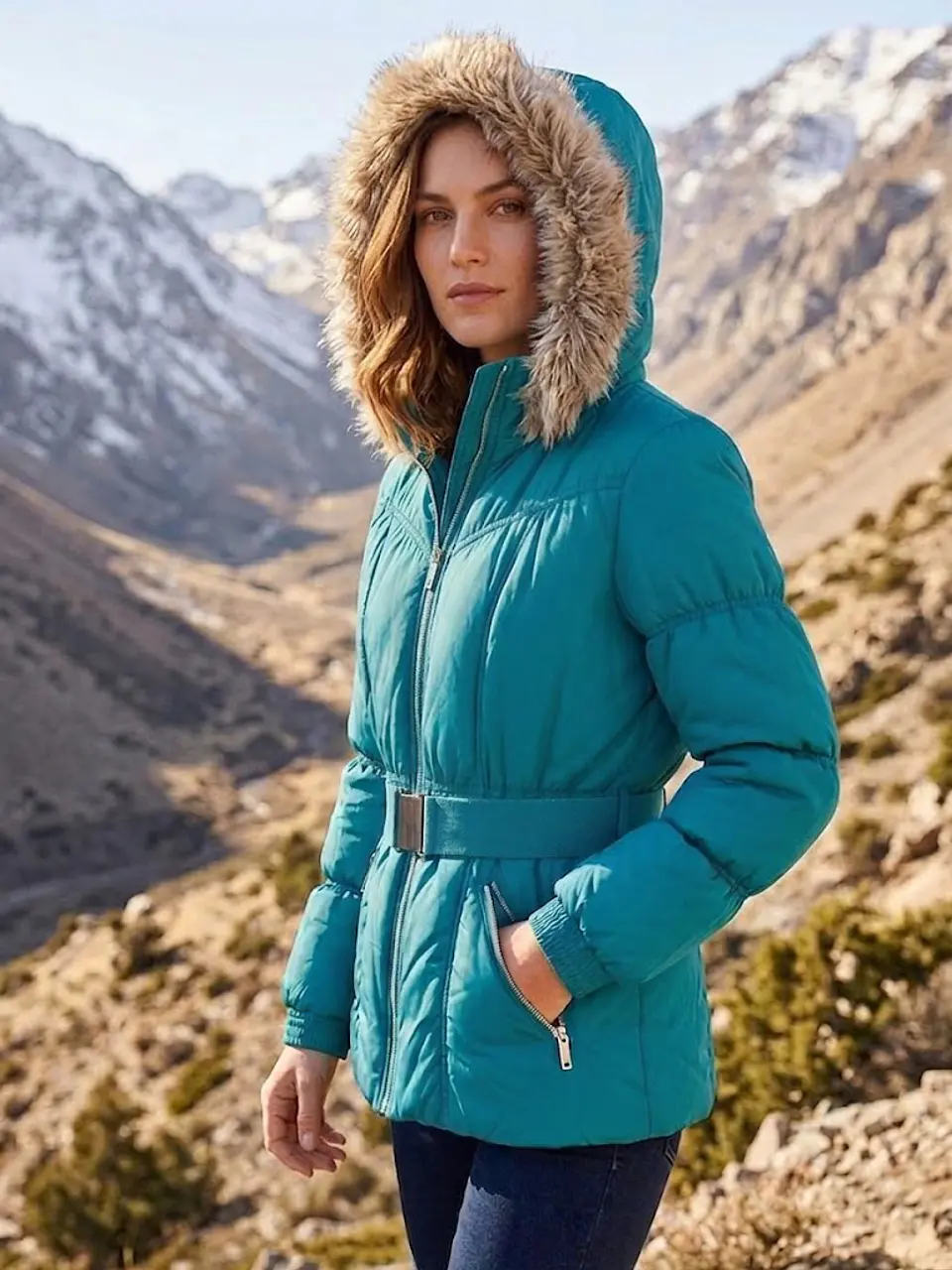Parka Verde DIVIDED de H&M Mujer Talla 38 4