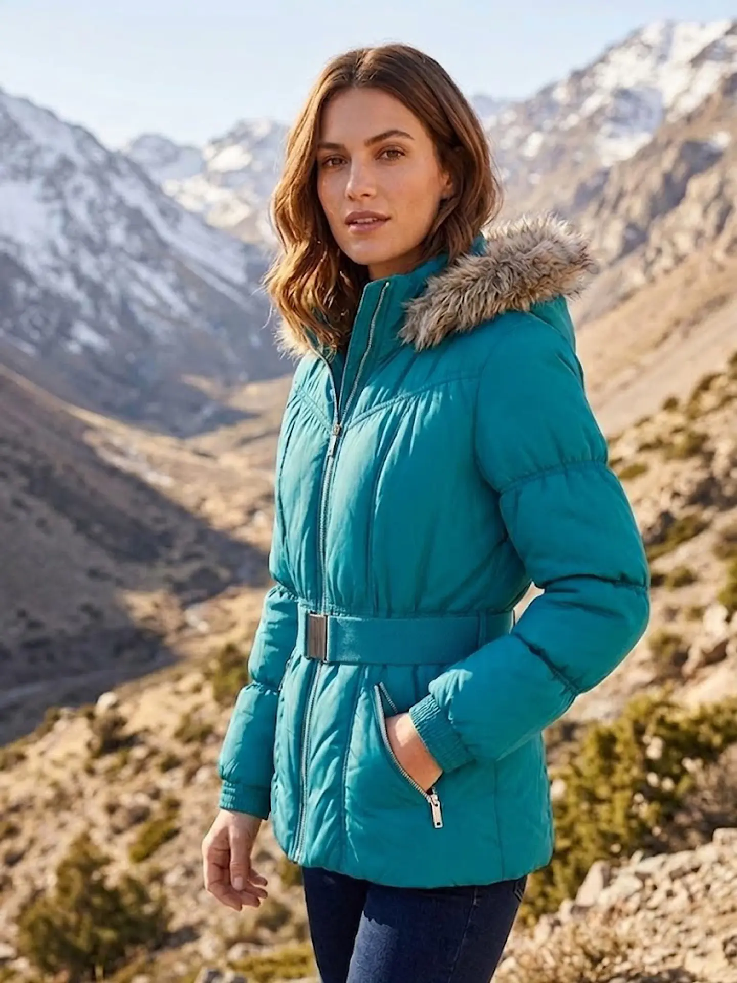 Parka Verde DIVIDED de H&M Mujer Talla 38 3