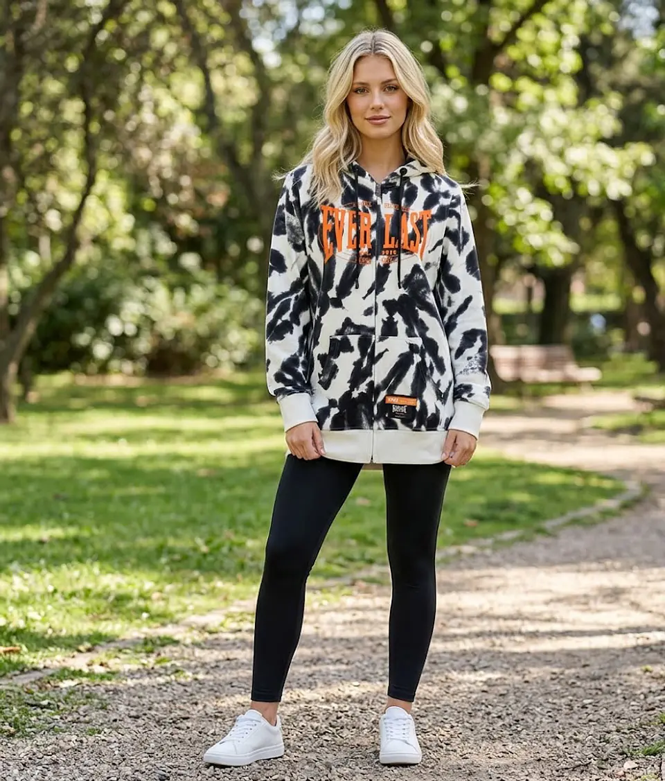 Polerón Everlast Talla M Golden Age Oversize con Capucha - Unisex / Urbano 3