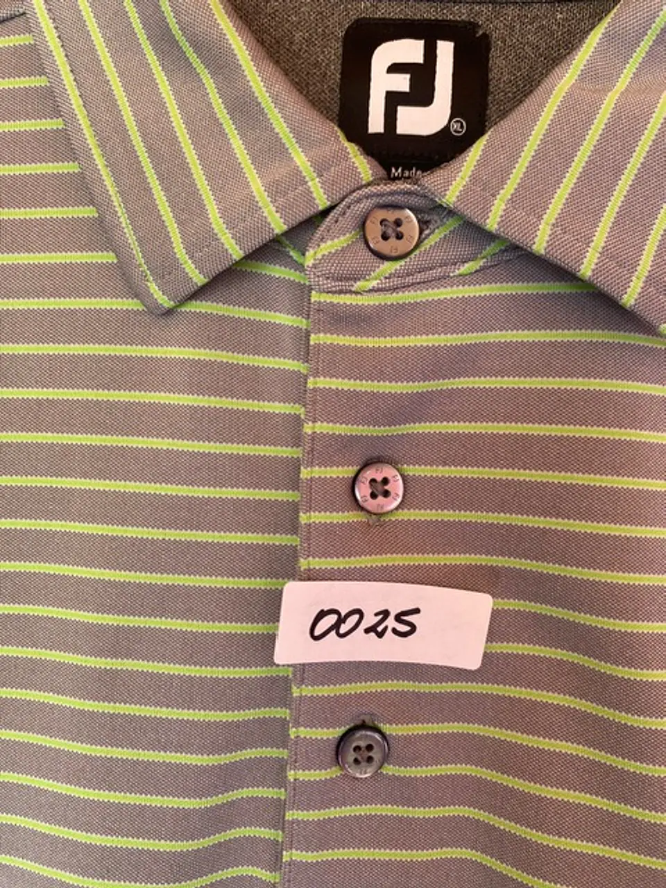 Polera Foot Joy Manga Larga Hombre / Golf Talla XL 16