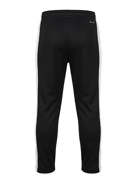 Pantalón Buzo Nike Dri-FIT Niño – Negro / Franjas Blancas / Talla S (4-5 años)