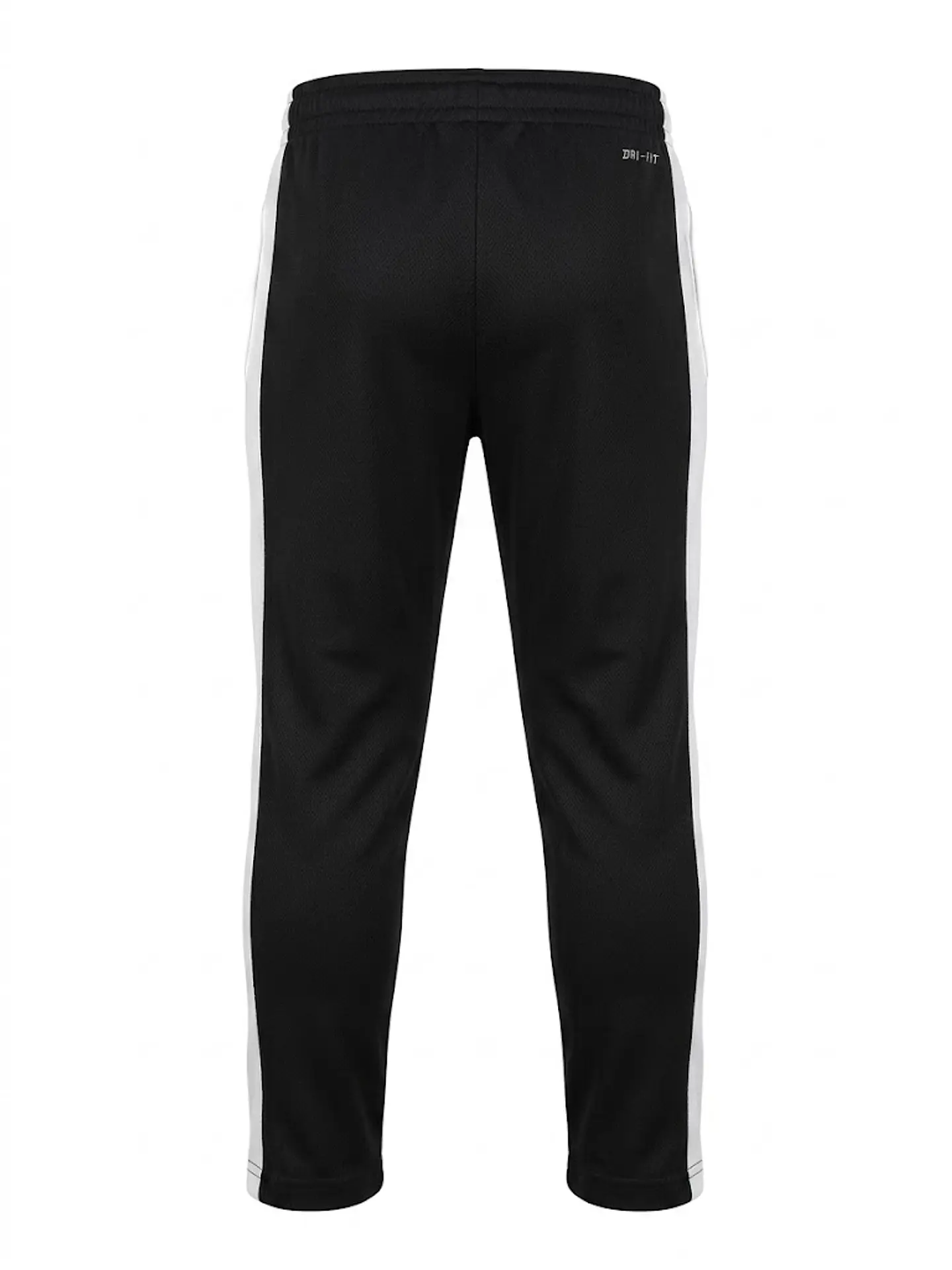 Pantalón Buzo Nike Dri-FIT Niño – Negro / Franjas Blancas / Talla S (4-5 años) 2
