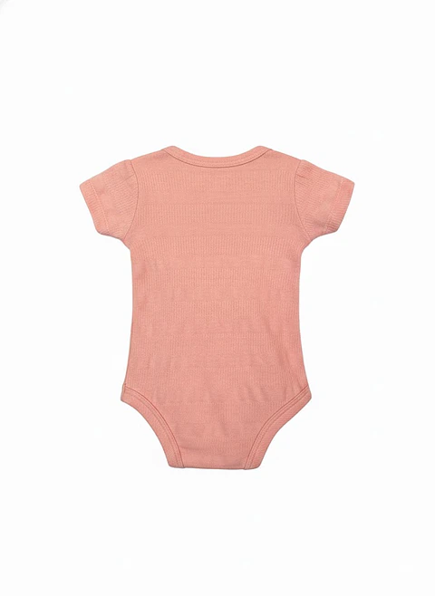 Body Enterito Coquette Rosado NICOLE MILLER – 0 a 3 Meses