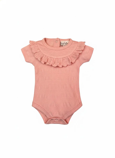 Body Enterito Coquette Rosado NICOLE MILLER – 0 a 3 Meses
