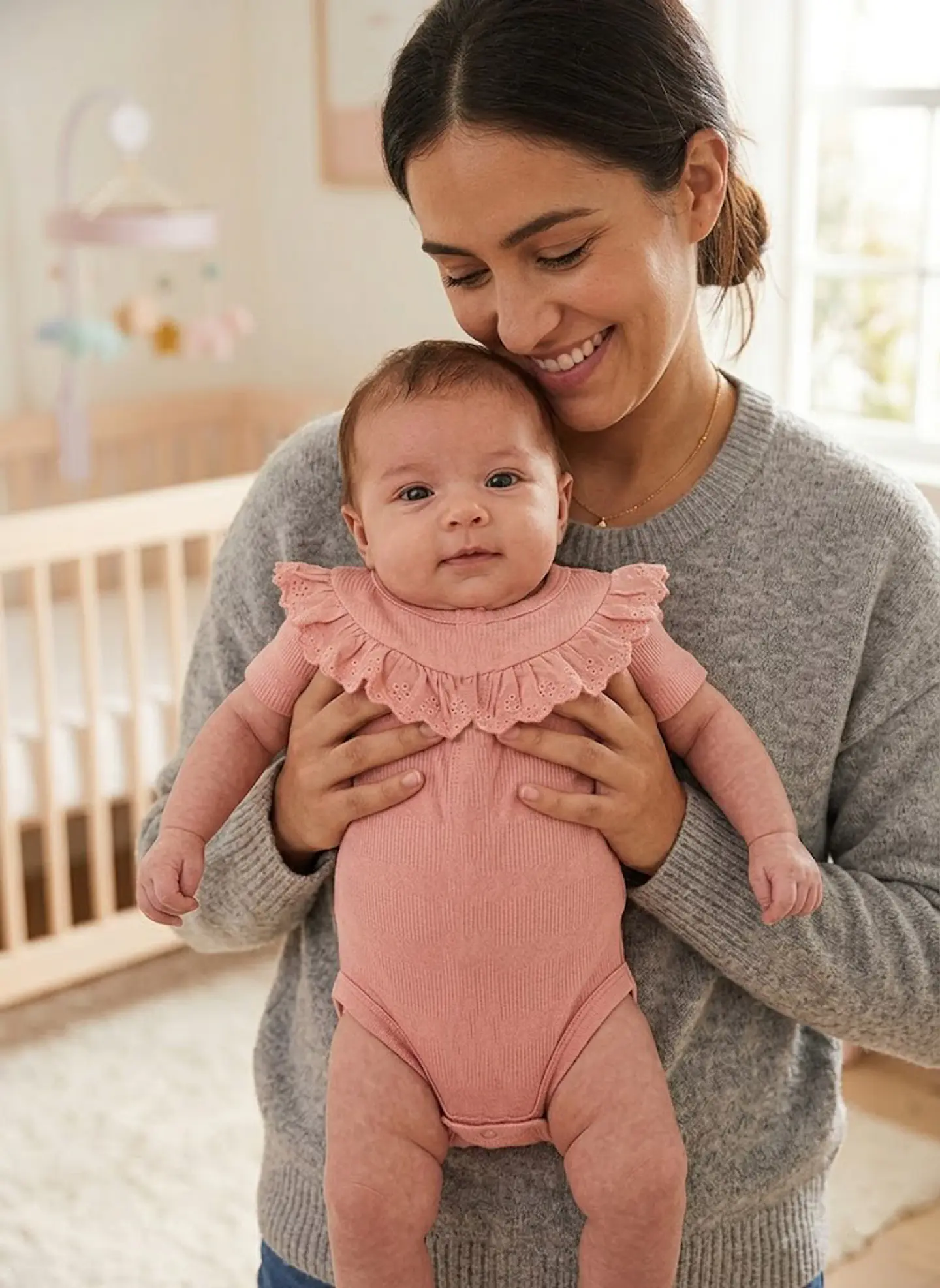 Body Enterito Coquette Rosado NICOLE MILLER – 0 a 3 Meses 3