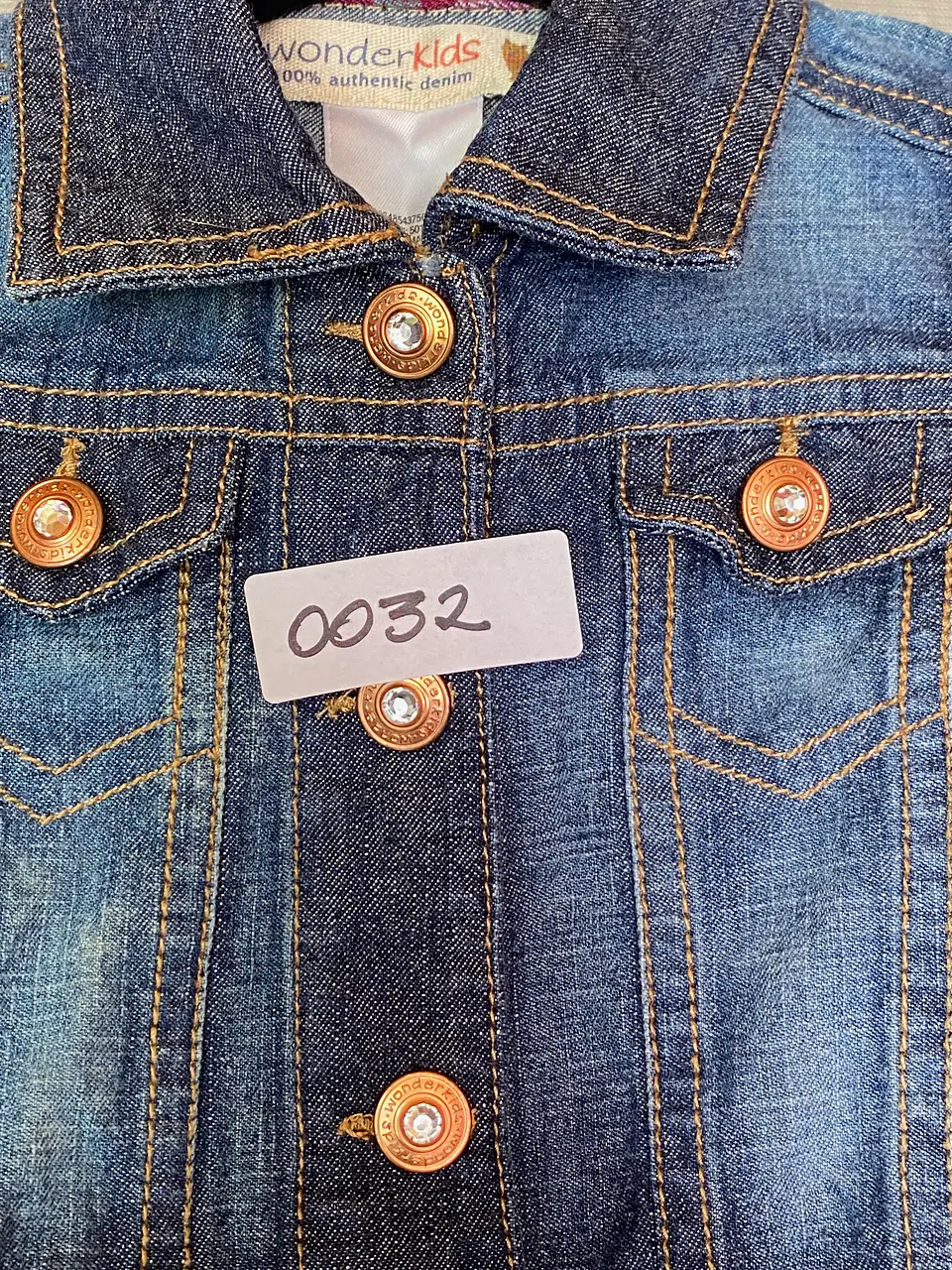 Chaqueta de Mezclilla Clásica para Bebé Wonderkids – 18 Meses 15
