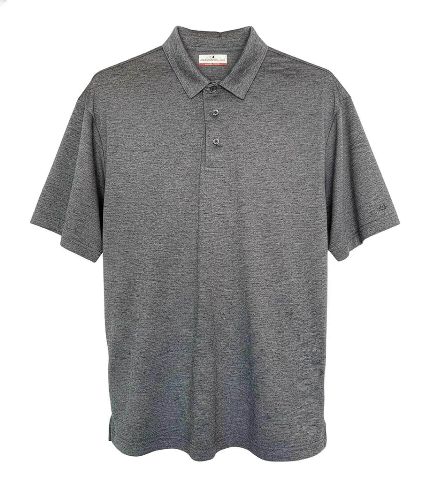 Polera Grand Slam Performance Tenis/Golf – Gris Jaspeado (Talla XXL) 1