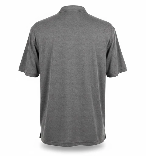 Polera Grand Slam Performance Tenis/Golf – Gris Jaspeado (Talla XXL)