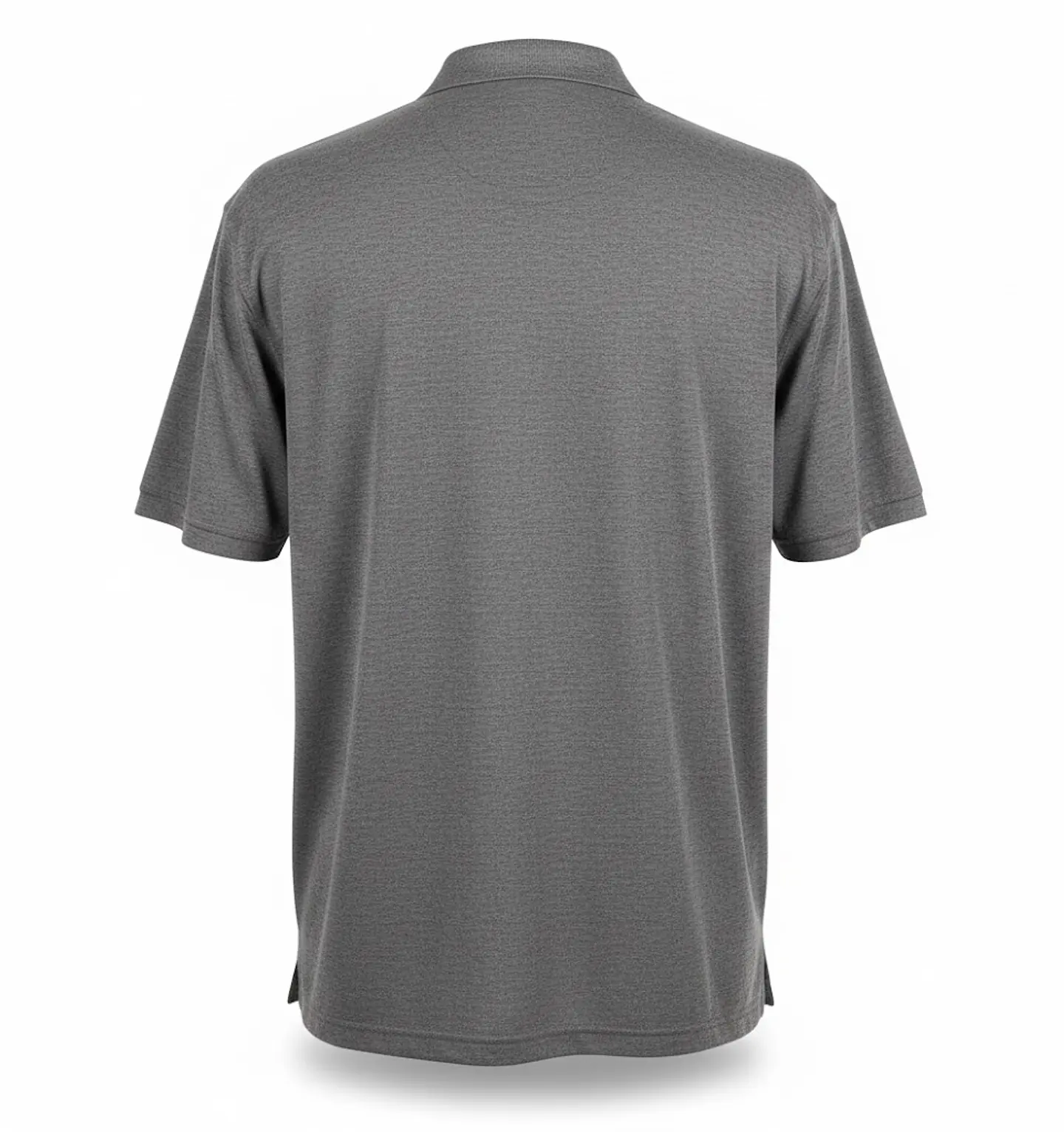 Polera Grand Slam Performance Tenis/Golf – Gris Jaspeado (Talla XXL) 2
