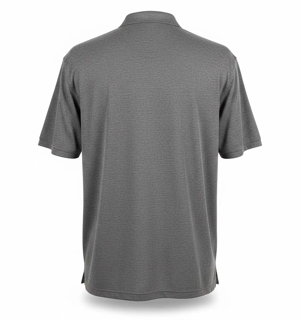Polera Grand Slam Performance Tenis/Golf – Gris Jaspeado (Talla XXL) 2