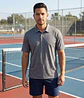 Polera Grand Slam Performance Tenis/Golf – Gris Jaspeado (Talla XXL) - Miniatura 3