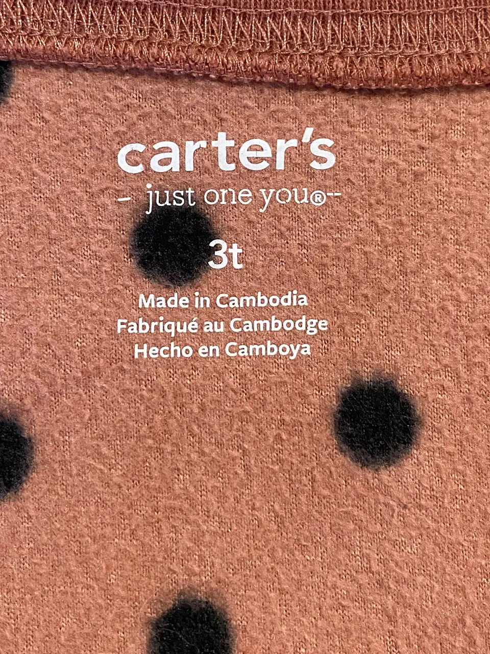 Pijama Enterito de Polar Carter's 