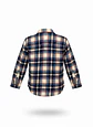 Camisa de Franela Escocesa Carter's – Azul, Rojo y Crema (Talla 3T) - Miniatura 2