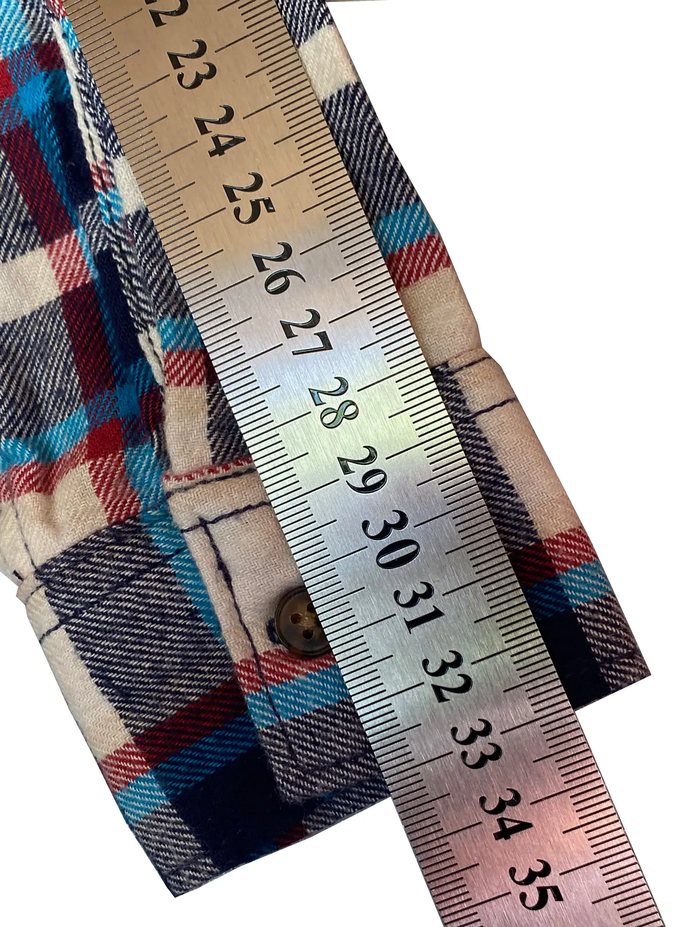 Camisa de Franela Escocesa Carter's – Azul, Rojo y Crema (Talla 3T) 10