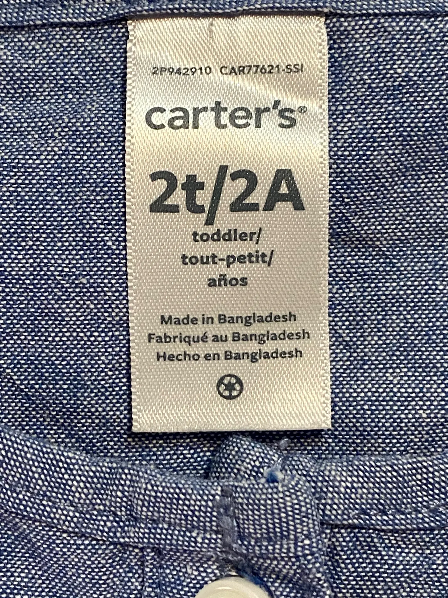 Vestido / Camisola Niña Carter's con vuelos - Talla 2 / 2 Años 6