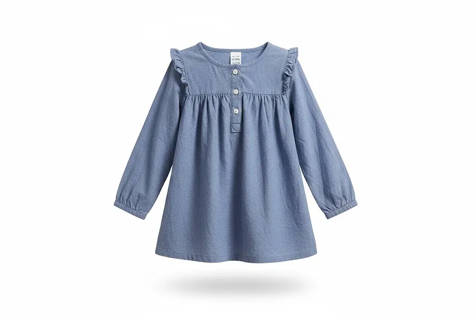 Vestido / Camisola Niña Carter's con vuelos - Talla 2 / 2 Años 1
