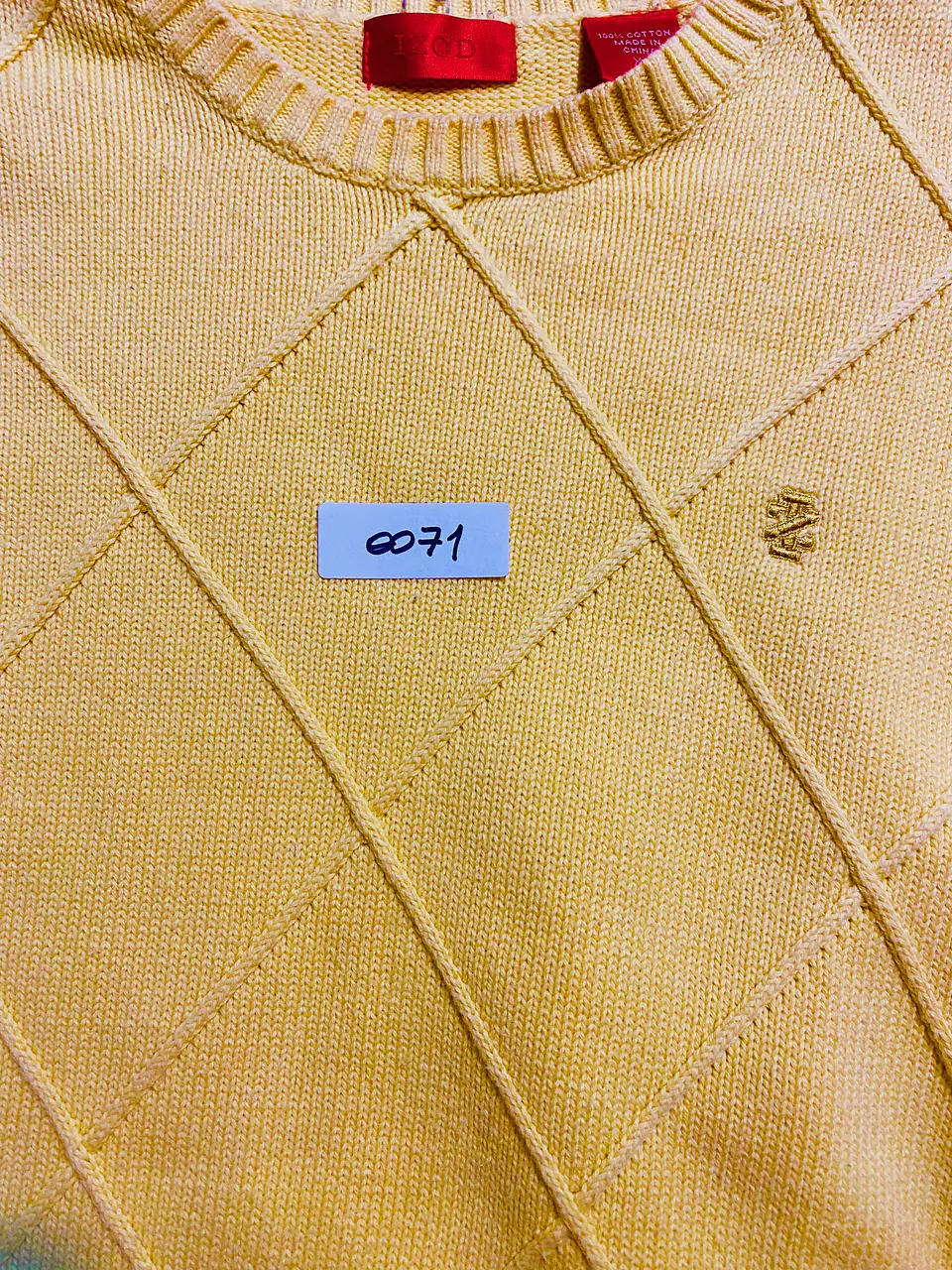 Chaleco de Algodón Premium IZOD – Talla XL 15