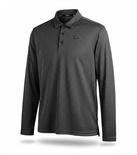 Polera Polo Manga Larga Nike Golf Dri-Fit – Talla M