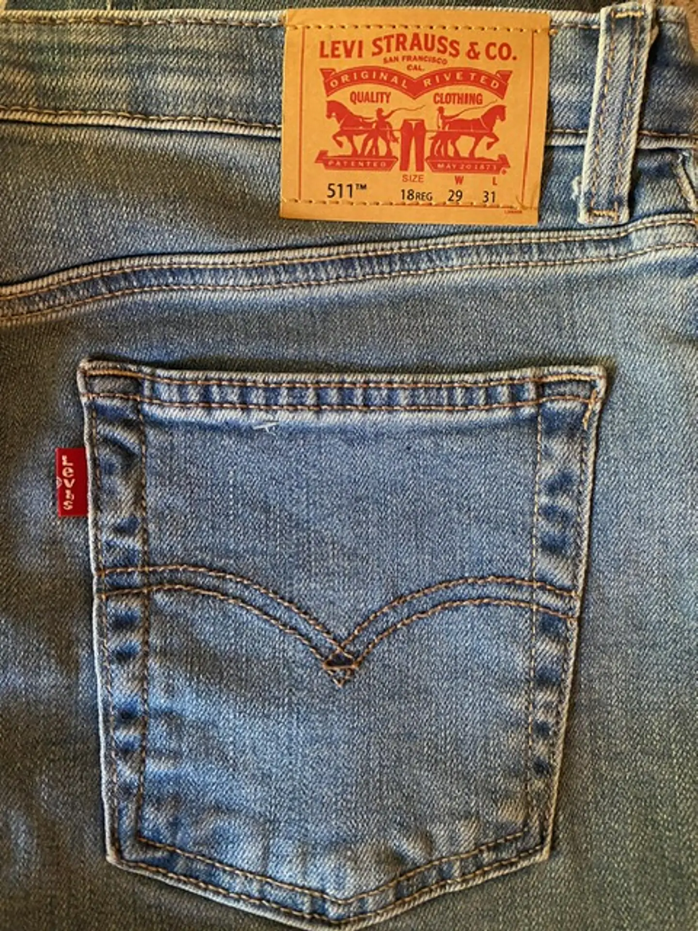 Jeans Levi's 511™ Slim Fit – Talla 18 REG (W29 x L31) /36-38 11
