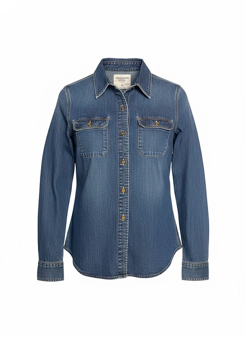 Camisa de Mezclilla Abercrombie & Fitch – Talla M