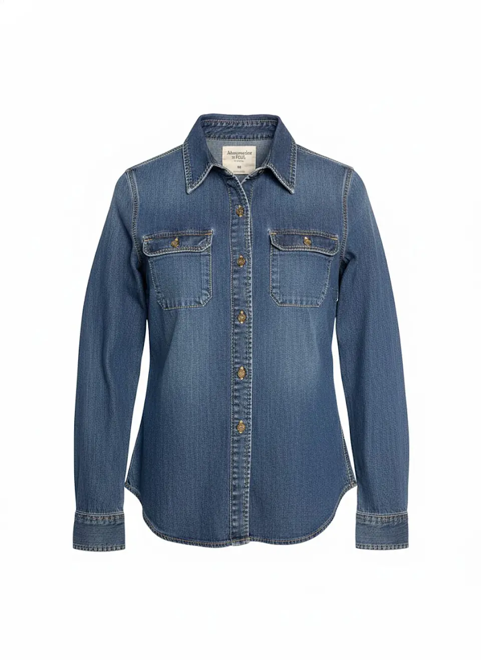 Camisa de Mezclilla Abercrombie & Fitch – Talla M 1