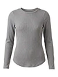 Polera Manga Larga de Algodón Rib No Boundaries GRIS – Talla L/11-13 (NUEVO) - Miniatura 1