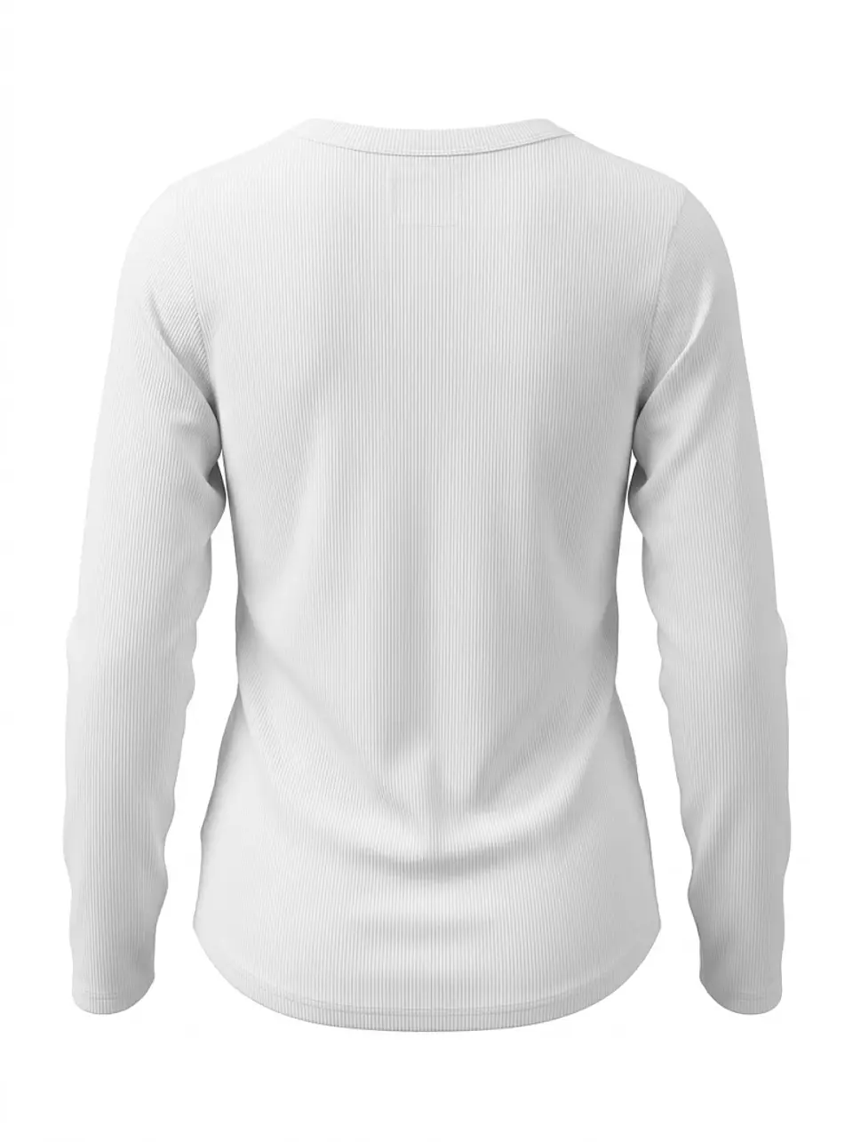 Polera Manga Larga de Algodón Rib No Boundaries BLANCO – Talla L/11-13 (NUEVO) 2