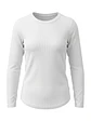 Polera Manga Larga de Algodón Rib No Boundaries BLANCO – Talla L/11-13 (NUEVO) - Miniatura 1