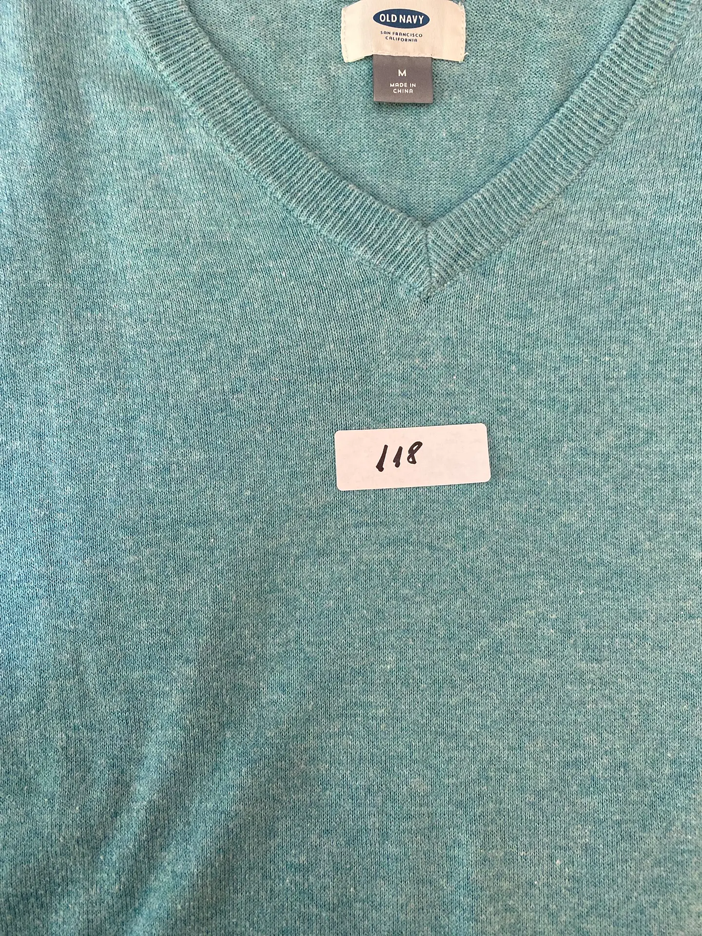 Chaleco Sweater cuello en V Old Navy – Talla M 13