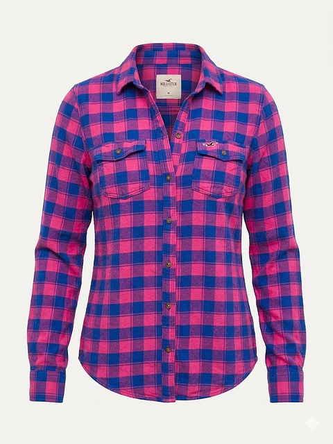 Camisa de Franela Leñadora Hollister – Talla M
