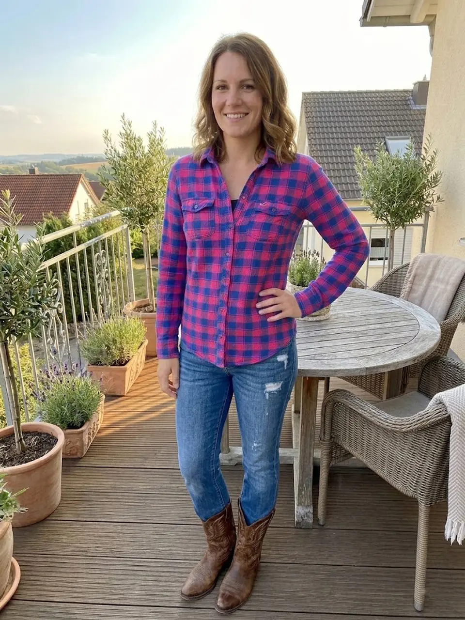 Camisa de Franela Leñadora Hollister – Talla M 4