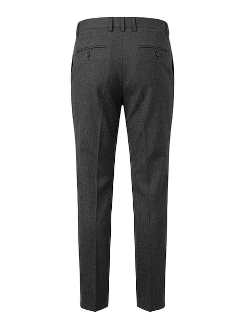 Pantalón de Vestir Uniqlo Kando – Gris Oscuro - Talla 42/44  (NUEVO)