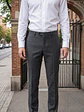 Pantalón de Vestir Uniqlo Kando – Gris Oscuro - Talla 42/44  (NUEVO) - Miniatura 4