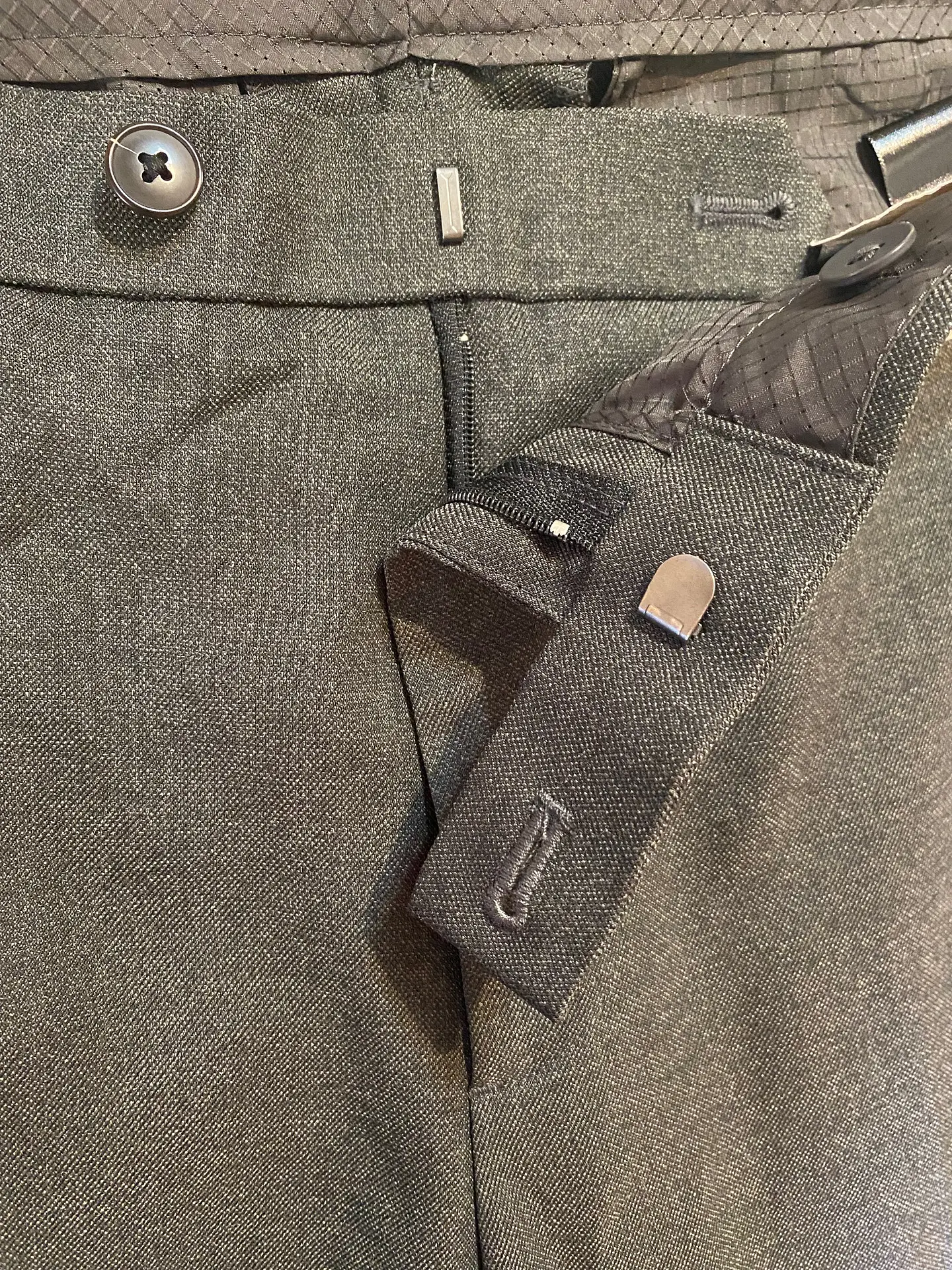 Pantalón de Vestir Uniqlo Kando – Gris Oscuro - Talla 42/44  (NUEVO) 6