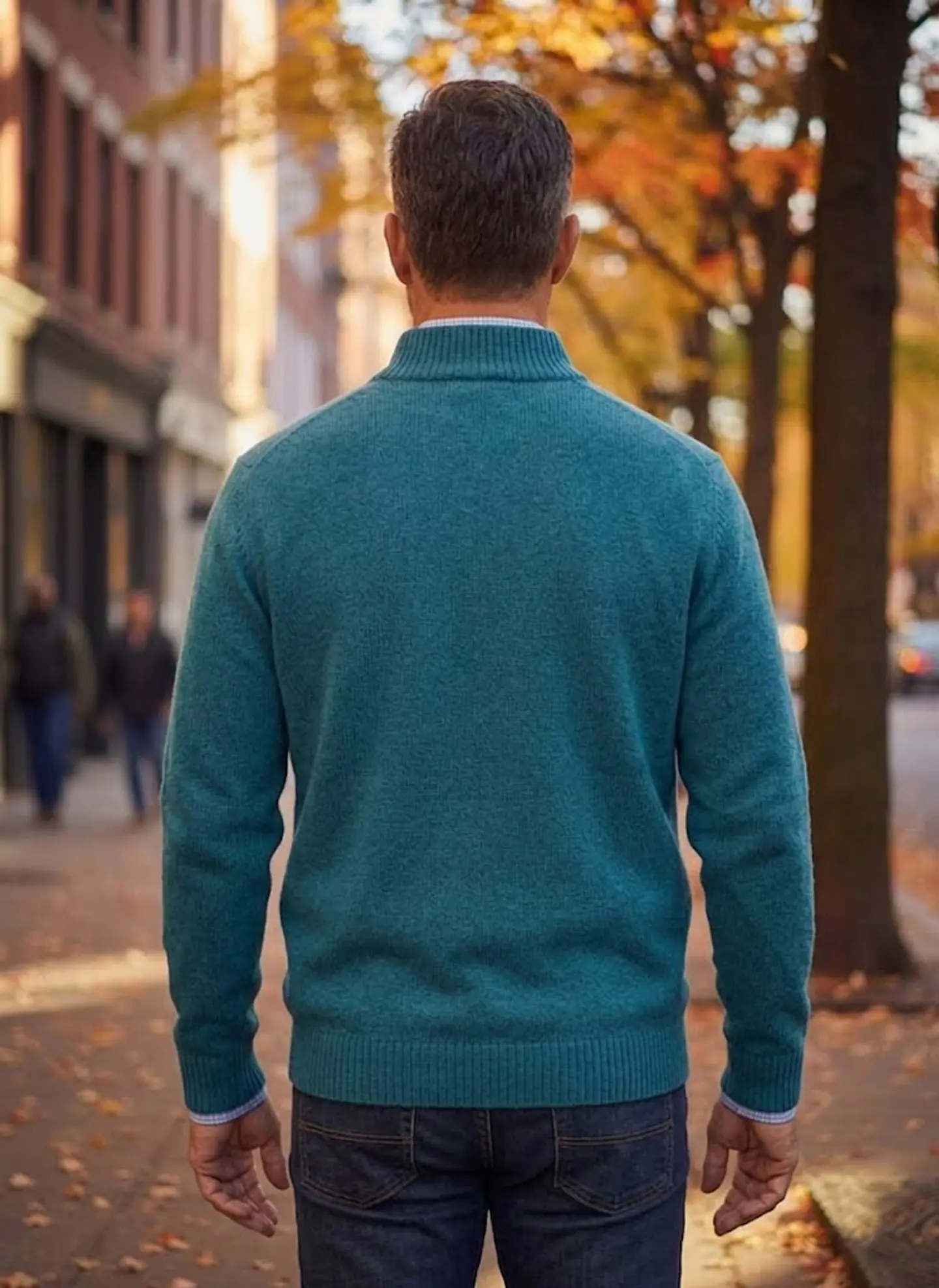 Sweater Clásico Chaps con Medio Cierre – Talla XL 5