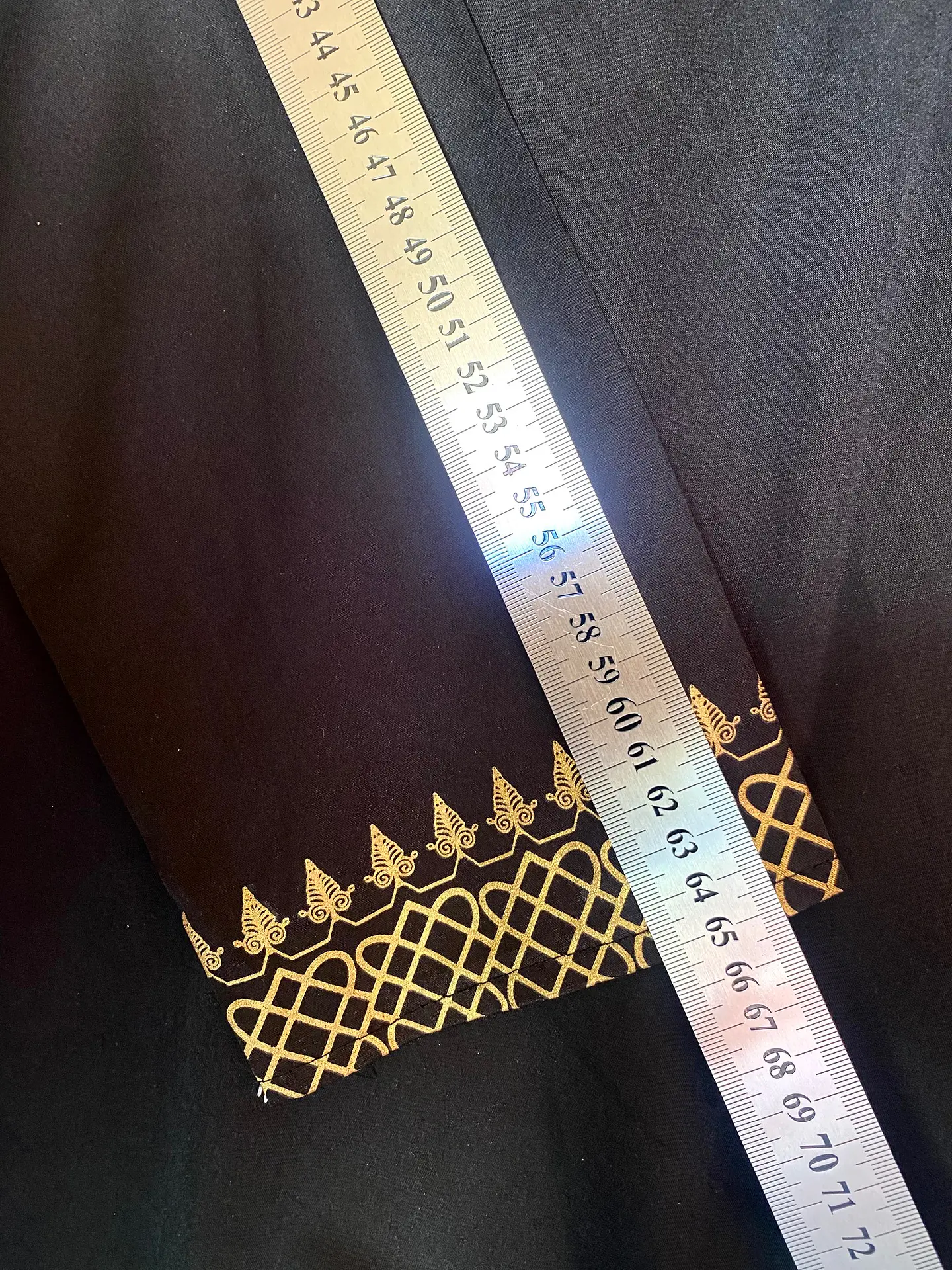 Túnica Blusa Elegante con Diseños Dorados - Talla XL 15