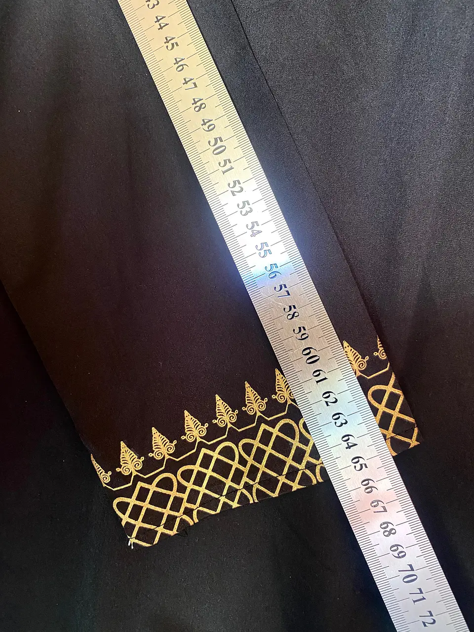 Túnica Blusa Elegante con Diseños Dorados - Talla XL 15