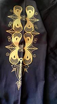 Túnica Blusa Elegante con Diseños Dorados - Talla XL - Miniatura 9