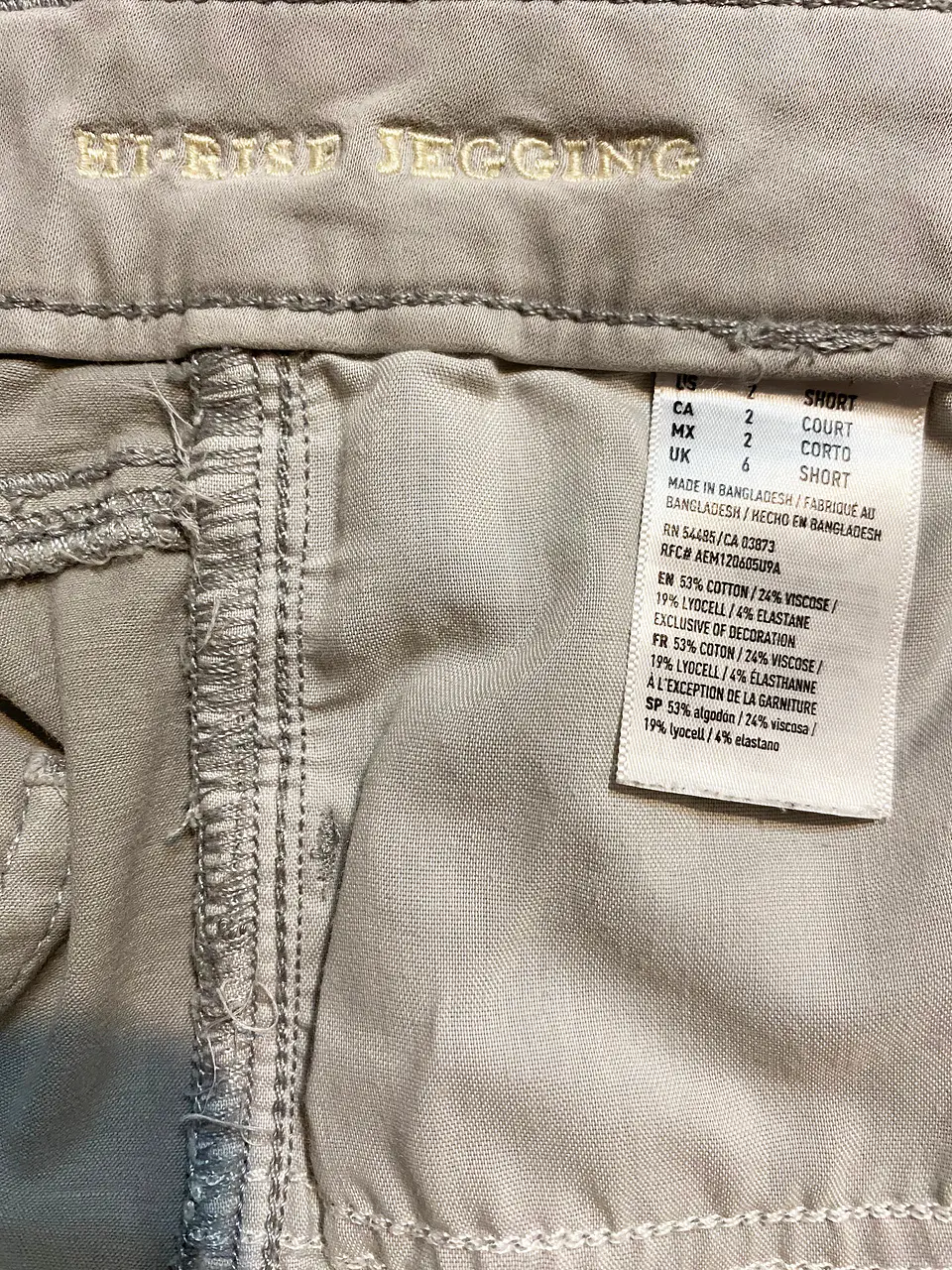 Pantalón Jegging American Eagle Outfitters – Hi-Rise (tiro alto) - Talla 2 (34)  11