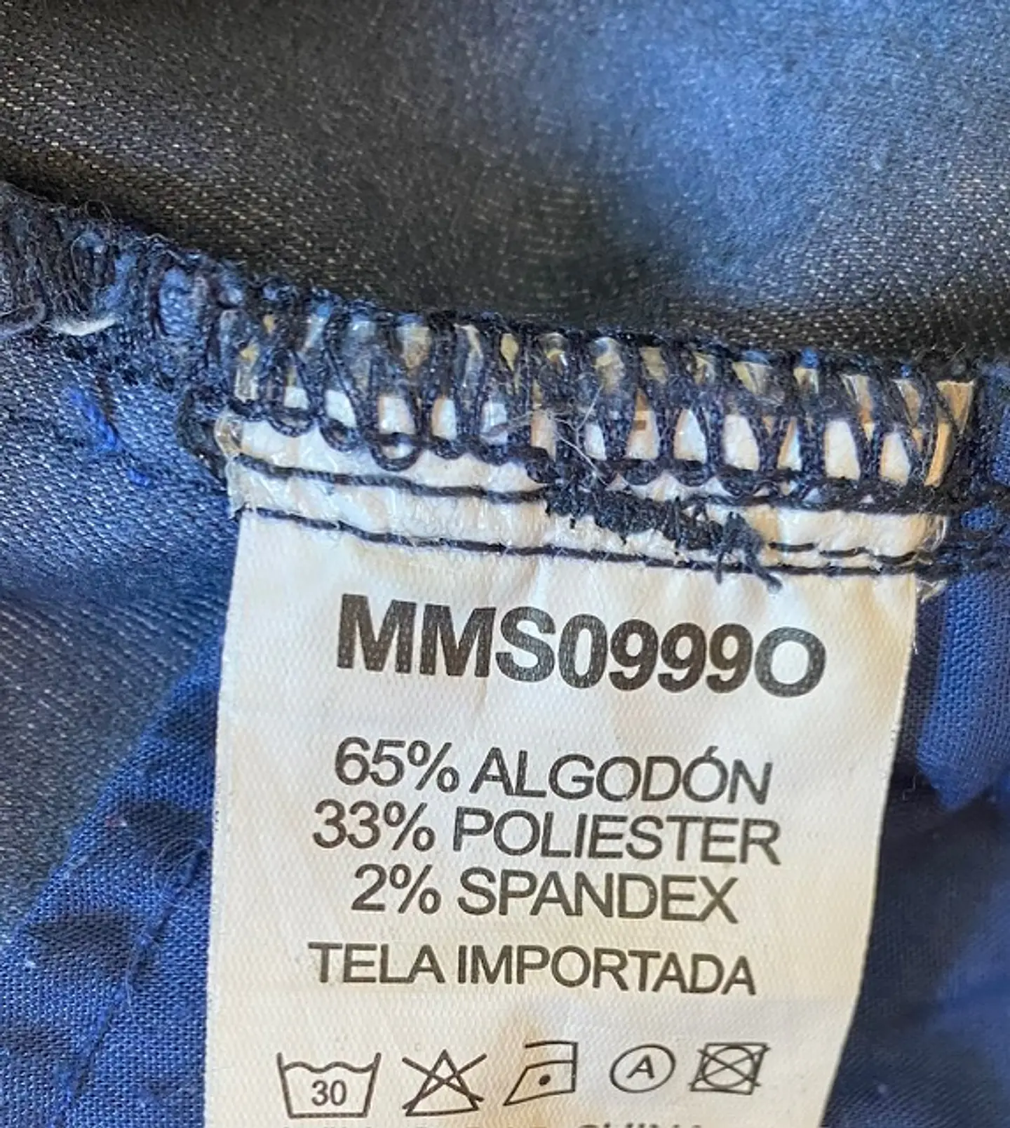 Pantalón Skinny Mossimo – Textura Snake Blue - Talla S 7