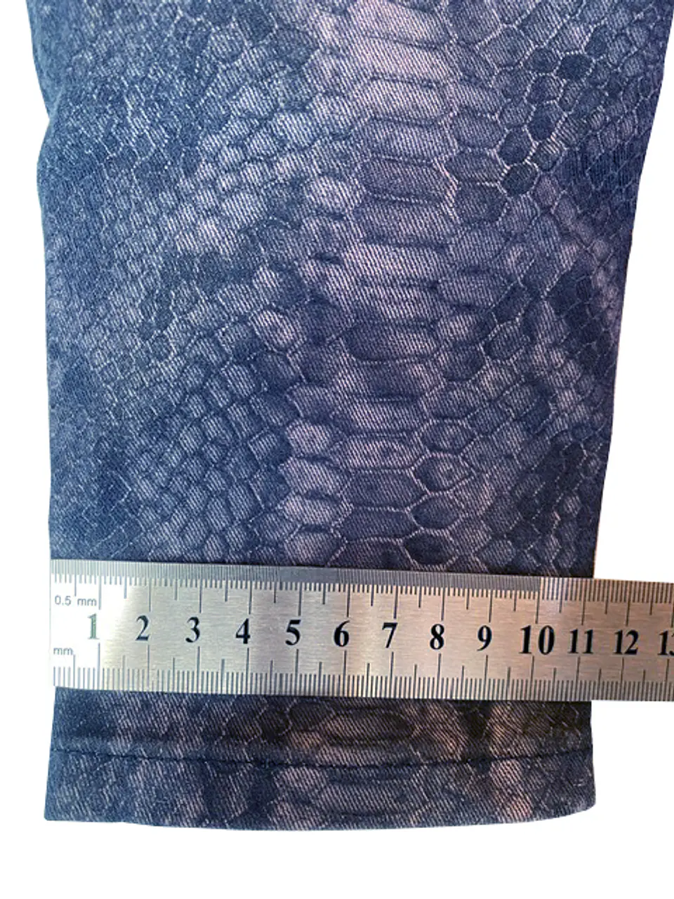 Pantalón Skinny Mossimo – Textura Snake Blue - Talla S 12
