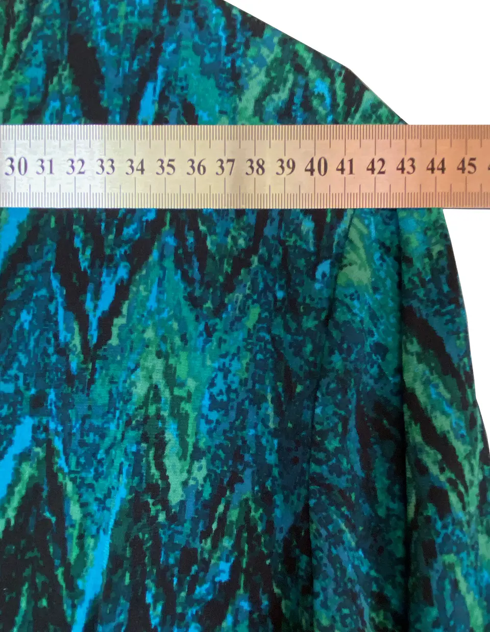 Vestido Privilege – Chevron Emerald & Blue - Talla 44 12
